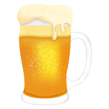 Oktoberfest Beer Mug Glass Illustration
