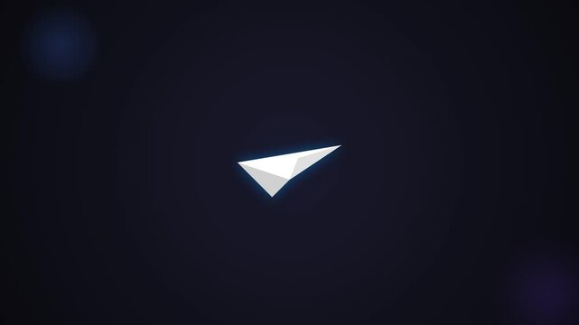 loading paper plane animation