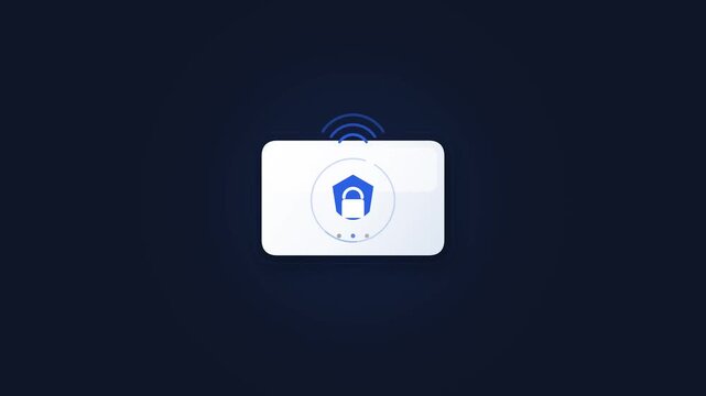 Wireless Smart Home Security Digital Access Card for Modern Home Automation and Safety