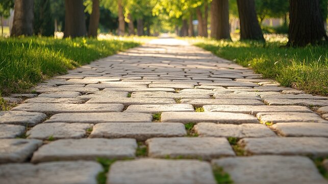 countless. Stone path with a central section worn smooth by footsteps. travel magazines, destination branding, designed for travel destination branding and outdoor magazines and nature guides.