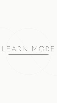Marketing Call To Action Learn More Text Thin Circle Line