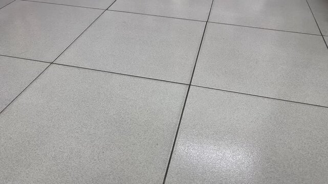 Minimalist Clean Floor Tiles Close Up Background