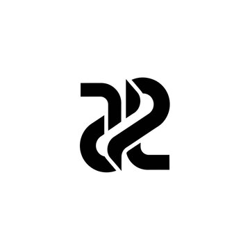 Bold wavy parallel lines forming abstract S shape