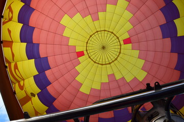 Inside a hot air balloon © Lance