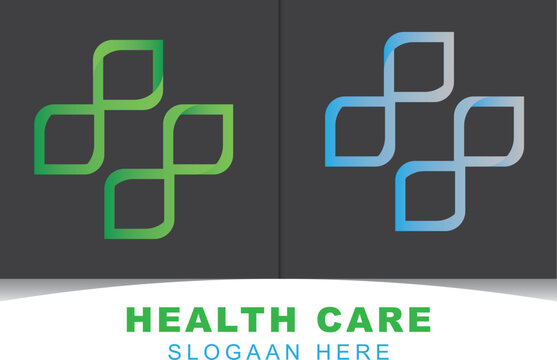 Health Care Centre Vector Logo Design Print file