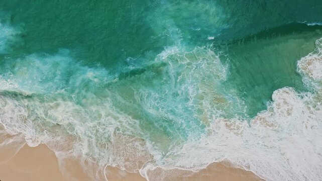 sea waves on the beach