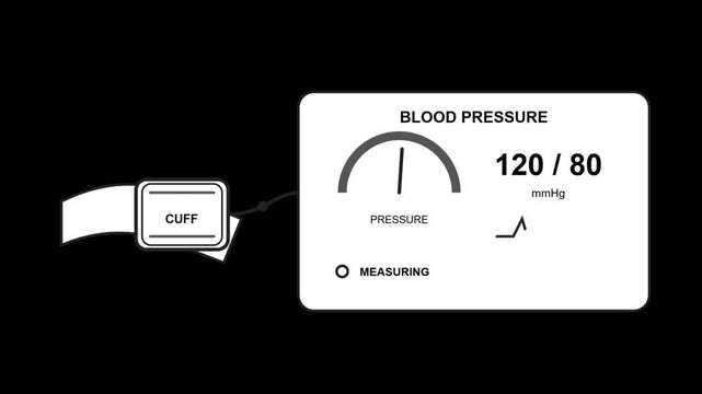 Respiratory Monitor Display with Breathing Waveform - Medical Health Tracking Interface
