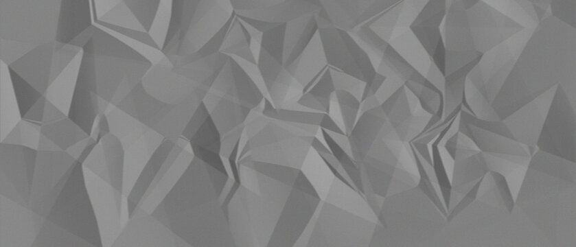 Abstract Gray Low Poly Geometric Polygon Texture Background