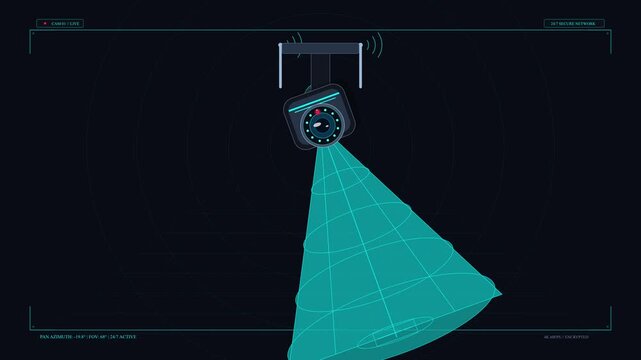 Wifi ip camera cctv scanning digital surveillance, smart home security technology