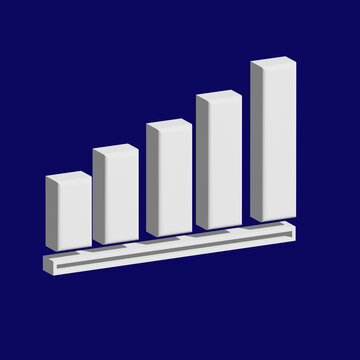Forex Trading  icons set 3D image