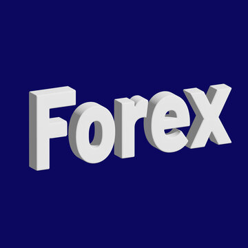 Forex Trading  icons set 3D image