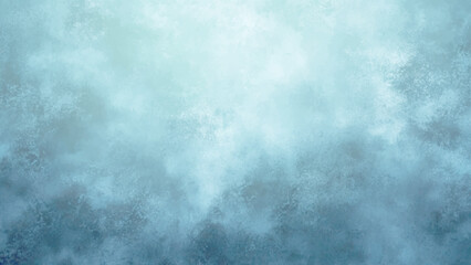 Obraz premium Abstract cool blue frosty texture with soft light and atmospheric fog for winter or cold concepts