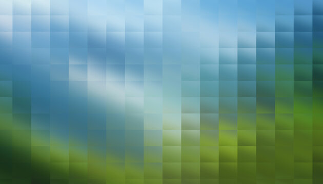 Pixelated Landscape Gradient Abstract Texture