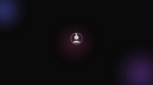 Interactive User Profile Login Button Animation.
