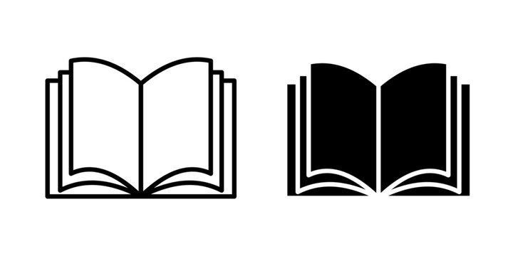 Book Icon represents reading, education, literature, knowledge, study, and access to written information.
