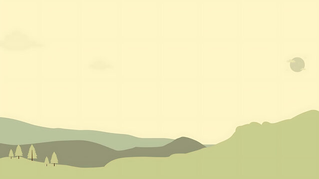 vector illustration of a landscape