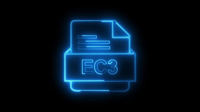 EC3 Dolby Digital Plus Advanced Audio Codec Motion Graphics - High-Fidelity 7.1 Surround Sound Technology Animation for Home Theater & Modern Media Tech