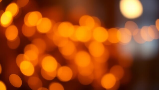 Abstract golden bokeh festive holiday background