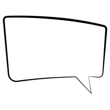 Empty  speech bubble
