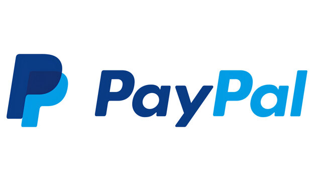 Paypal logo for digital payment service and online financial technology editorial use.