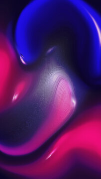 Glossy Metallic Fluid Waves Vertical Background Abstract