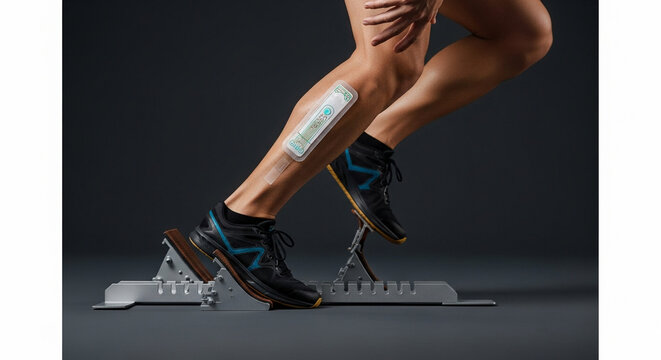 Smart Peroneal Nerve Stimulator Device Applied to Athlete's Leg for Treatment and Performance Enhancement