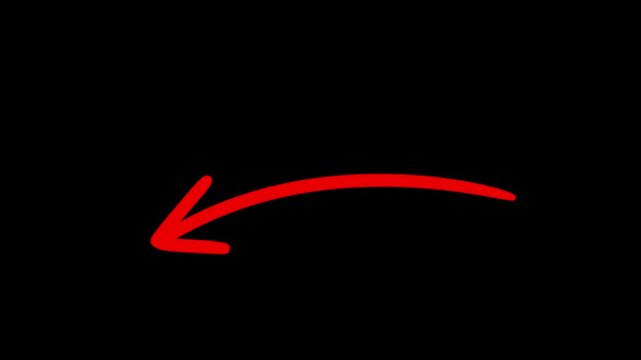 Red arrow down business graph icon animation. business chart concept. A neon down business graph icon graphic concept. 4k animation