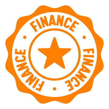 finance seal badge. finance label sticker. Vector sign