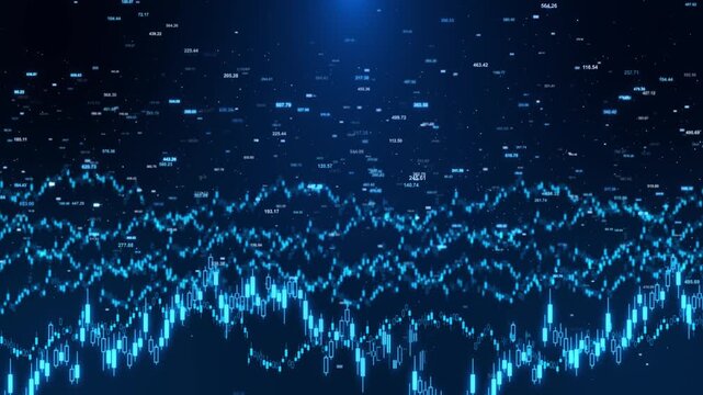 Luminous financial charts span field price data values. market analysis , portfolio presentations, trading platform promotions and finance explainers using illustrative market graphics.