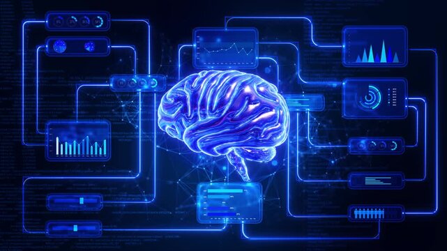 Neural intelligence powers graphs, statistics performance panels. AI agents, business intelligence, big data analysis, research, financial forecasting, decision support, software enterprise innovation