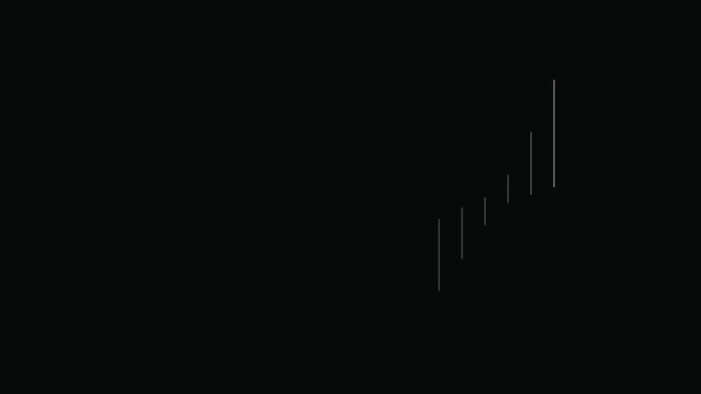 Abstract rhythmic vertical line pattern animation