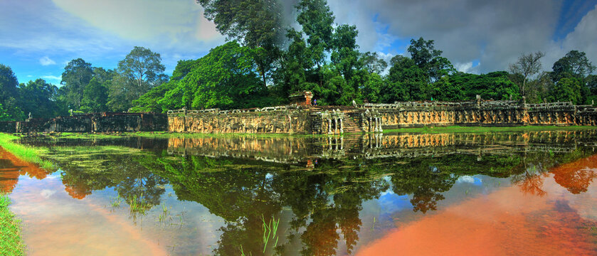 Terrace of the Elephants, Angkor Wat, Siem Reap, Cambodia