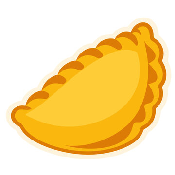 empanada vector illustration