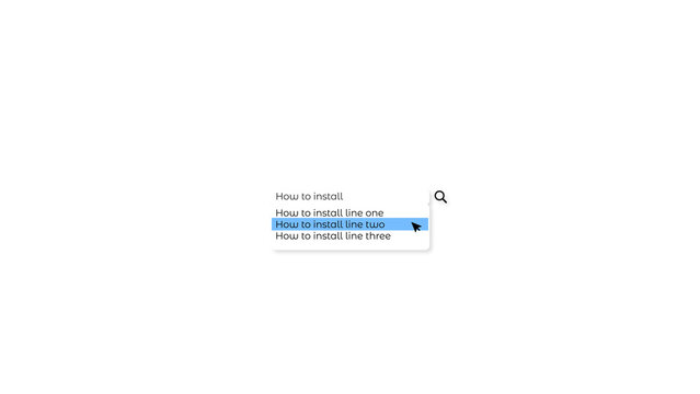 Search Bar Logo Reveal Minimal UI Animated Typewriter Text Brand Intro