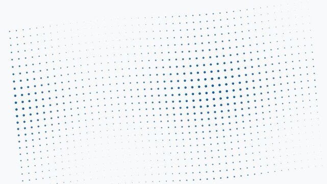 Abstract blue dotted grid motion background loop