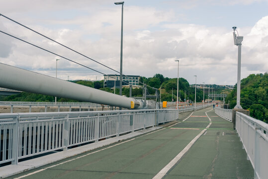 Forth Road Bridge suspension bridge spanning the Firth of Forth between Edinburgh and Fife, Scotland, UK - 4 September 2026.