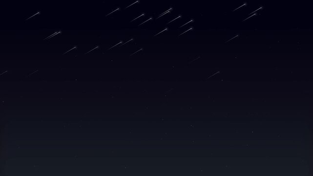 Celestial spectacle reveals a cosmic dance of distant stellar entities painting the vast expanse of the nighttime sky with shimmering light trails and a sense of profound wonder.