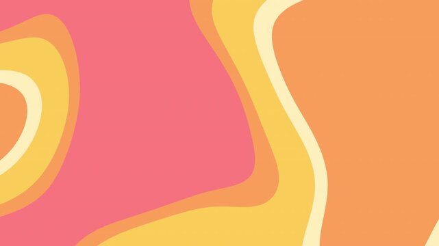 Abstract liquid fluid motion animation background with flowing color shapes