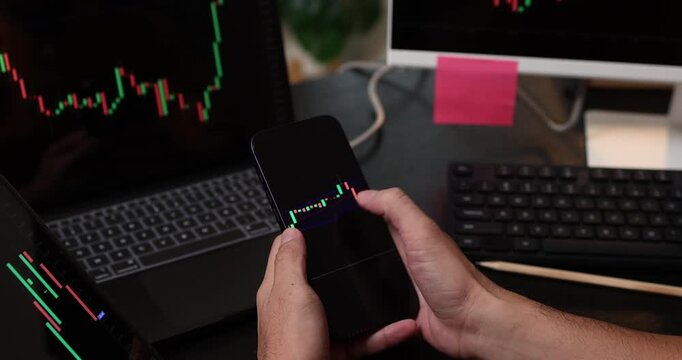 Financial market analysis concept showing price trends, investment planning and data-driven decision making for trading, portfolio management and modern digital finance.