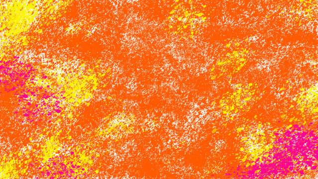 Vibrant Orange Paint Texture background