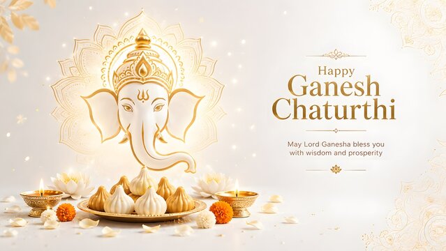 September 14 Ganesh Chaturthi Festival Celebration with Lord Ganesha and Festive Art Day