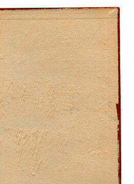 Textured old paper background with red border and transparent edge