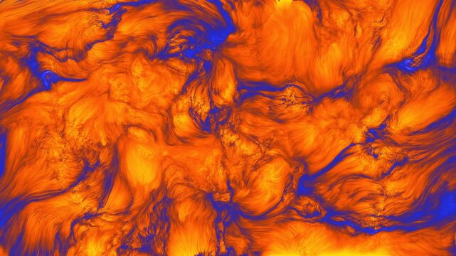 Abstract Turbulent Fibrous Flow Texture.Fibrous abstract graphic, featuring turbulent interlaced flowing structural forms.