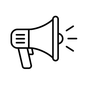 Defining icon flat outline in black