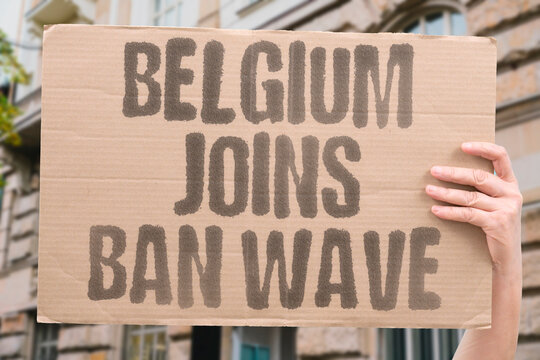 "Belgium joins ban wave" EU country halts settlement imports. BELGIUM. JOINS. BAN. SETTLEMENTS. WAVE"