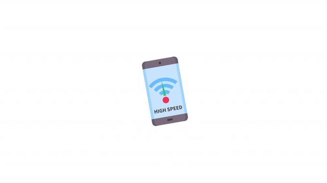 Smartphone With Speed Test