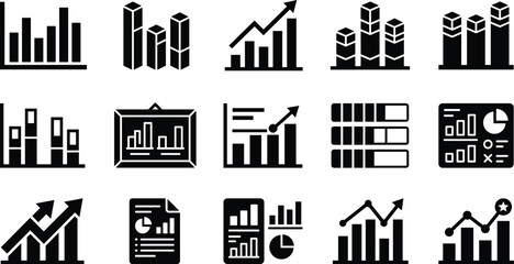 Obraz premium Abstract artistic graphic composition featuring a bold and minimalist high contrast black and white silhouette