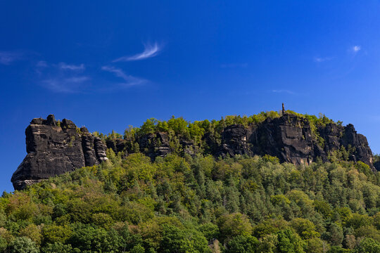 Lilienstein, Tafelberg, Elbsandsteingebirge, Nationalpark S&auml;chsische Schweiz, Sachsen, Deutschland, 27.08.2026 