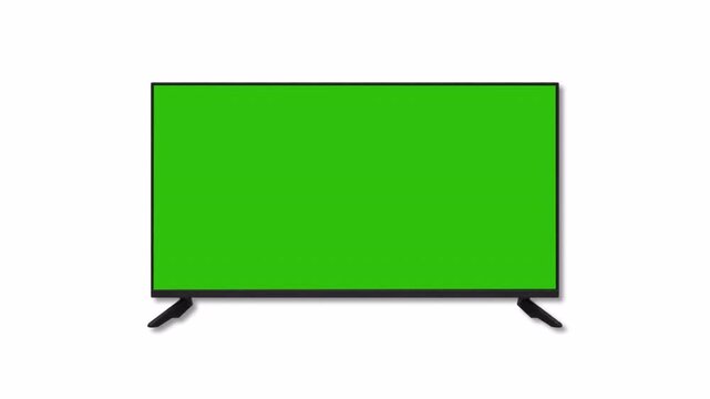 Green Screen TV Frame, Chroma Key Television Display, Green Screen Monitor Overlay, Blank Screen Animation, Video Editing Frame, Broadcast Display Graphic, Digital Screen Template