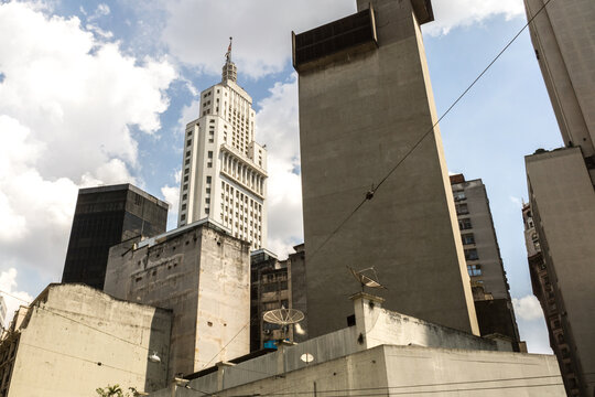 Historic Altino Arantes Skyscraper in Downtown Sao Paulo